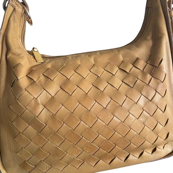Bottega Veneta Intrecciato Beige/Brown Leather Crossbody – Rare Medium - Picture 4 of 11